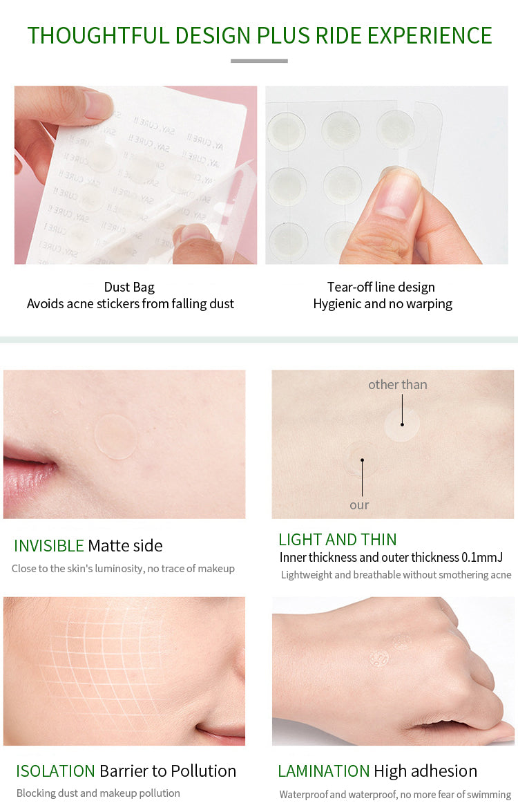 맞춤형 여드름 패치, 방수성, 눈에 띄지 않고 적용하기 쉬운 메이크업, 소스 제조업체, 여드름 패치, OEM 가공